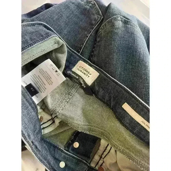 Citizens of Humanity Jolene Size 28 Undercurrent EUC Denim Jeans - Picture 9 of 10